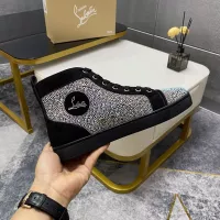 Cheap Christian Louboutin High Top Shoes For Women #1381347 Replica Wholesale [$92.00 USD] [ITEM#1381347] on Replica Christian Louboutin High Top Shoes
