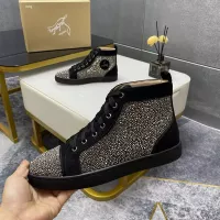 Cheap Christian Louboutin High Top Shoes For Women #1381349 Replica Wholesale [$92.00 USD] [ITEM#1381349] on Replica Christian Louboutin High Top Shoes