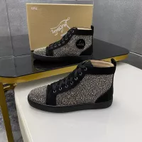 Cheap Christian Louboutin High Top Shoes For Men #1381350 Replica Wholesale [$92.00 USD] [ITEM#1381350] on Replica Christian Louboutin High Top Shoes