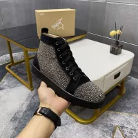 Cheap Christian Louboutin High Top Shoes For Men #1381350 Replica Wholesale [$92.00 USD] [ITEM#1381350] on Replica Christian Louboutin High Top Shoes
