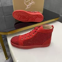 Cheap Christian Louboutin High Top Shoes For Women #1381351 Replica Wholesale [$92.00 USD] [ITEM#1381351] on Replica Christian Louboutin High Top Shoes