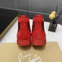 Cheap Christian Louboutin High Top Shoes For Women #1381351 Replica Wholesale [$92.00 USD] [ITEM#1381351] on Replica Christian Louboutin High Top Shoes