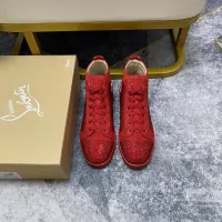 Cheap Christian Louboutin High Top Shoes For Men #1381352 Replica Wholesale [$92.00 USD] [ITEM#1381352] on Replica Christian Louboutin High Top Shoes