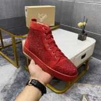 Cheap Christian Louboutin High Top Shoes For Men #1381352 Replica Wholesale [$92.00 USD] [ITEM#1381352] on Replica Christian Louboutin High Top Shoes