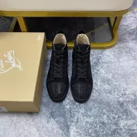 Cheap Christian Louboutin High Top Shoes For Women #1381353 Replica Wholesale [$92.00 USD] [ITEM#1381353] on Replica Christian Louboutin High Top Shoes
