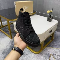 Cheap Christian Louboutin High Top Shoes For Women #1381353 Replica Wholesale [$92.00 USD] [ITEM#1381353] on Replica Christian Louboutin High Top Shoes