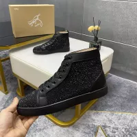 Cheap Christian Louboutin High Top Shoes For Women #1381355 Replica Wholesale [$92.00 USD] [ITEM#1381355] on Replica Christian Louboutin High Top Shoes