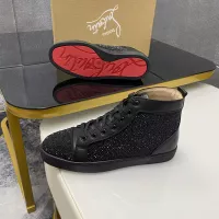 Cheap Christian Louboutin High Top Shoes For Women #1381355 Replica Wholesale [$92.00 USD] [ITEM#1381355] on Replica Christian Louboutin High Top Shoes