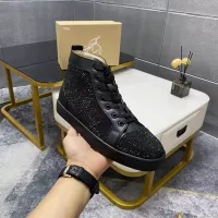 Cheap Christian Louboutin High Top Shoes For Men #1381356 Replica Wholesale [$92.00 USD] [ITEM#1381356] on Replica Christian Louboutin High Top Shoes
