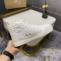 Cheap Christian Louboutin High Top Shoes For Women #1381357 Replica Wholesale [$92.00 USD] [ITEM#1381357] on Replica Christian Louboutin High Top Shoes