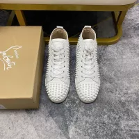 Cheap Christian Louboutin High Top Shoes For Women #1381357 Replica Wholesale [$92.00 USD] [ITEM#1381357] on Replica Christian Louboutin High Top Shoes