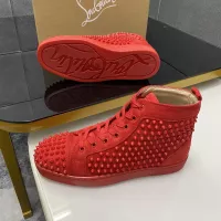 Cheap Christian Louboutin High Top Shoes For Women #1381363 Replica Wholesale [$92.00 USD] [ITEM#1381363] on Replica Christian Louboutin High Top Shoes
