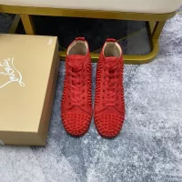 Cheap Christian Louboutin High Top Shoes For Men #1381364 Replica Wholesale [$92.00 USD] [ITEM#1381364] on Replica Christian Louboutin High Top Shoes