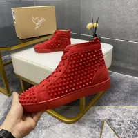 Cheap Christian Louboutin High Top Shoes For Men #1381364 Replica Wholesale [$92.00 USD] [ITEM#1381364] on Replica Christian Louboutin High Top Shoes