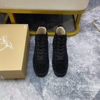 Cheap Christian Louboutin High Top Shoes For Women #1381366 Replica Wholesale [$92.00 USD] [ITEM#1381366] on Replica Christian Louboutin High Top Shoes