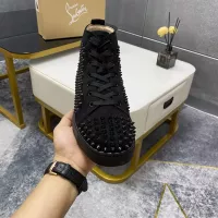Cheap Christian Louboutin High Top Shoes For Women #1381366 Replica Wholesale [$92.00 USD] [ITEM#1381366] on Replica Christian Louboutin High Top Shoes