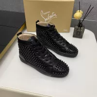 Cheap Christian Louboutin High Top Shoes For Women #1381370 Replica Wholesale [$92.00 USD] [ITEM#1381370] on Replica Christian Louboutin High Top Shoes