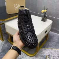 Cheap Christian Louboutin High Top Shoes For Women #1381370 Replica Wholesale [$92.00 USD] [ITEM#1381370] on Replica Christian Louboutin High Top Shoes