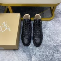Cheap Christian Louboutin High Top Shoes For Men #1381371 Replica Wholesale [$92.00 USD] [ITEM#1381371] on Replica Christian Louboutin High Top Shoes