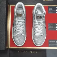 Cheap Philipp Plein PP High Tops Shoes For Men #1381446 Replica Wholesale [$88.00 USD] [ITEM#1381446] on Replica Philipp Plein PP High Tops Shoes