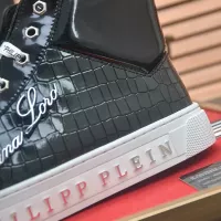 Cheap Philipp Plein PP High Tops Shoes For Men #1381450 Replica Wholesale [$88.00 USD] [ITEM#1381450] on Replica Philipp Plein PP High Tops Shoes
