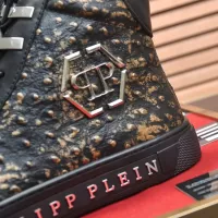 Cheap Philipp Plein PP High Tops Shoes For Men #1381454 Replica Wholesale [$92.00 USD] [ITEM#1381454] on Replica Philipp Plein PP High Tops Shoes