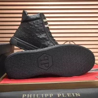 Cheap Philipp Plein PP High Tops Shoes For Men #1381456 Replica Wholesale [$92.00 USD] [ITEM#1381456] on Replica Philipp Plein PP High Tops Shoes