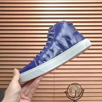 Cheap Philipp Plein PP High Tops Shoes For Men #1381458 Replica Wholesale [$92.00 USD] [ITEM#1381458] on Replica Philipp Plein PP High Tops Shoes