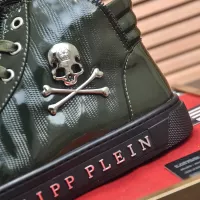 Cheap Philipp Plein PP High Tops Shoes For Men #1381459 Replica Wholesale [$92.00 USD] [ITEM#1381459] on Replica Philipp Plein PP High Tops Shoes
