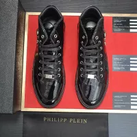 Cheap Philipp Plein PP High Tops Shoes For Men #1381460 Replica Wholesale [$92.00 USD] [ITEM#1381460] on Replica Philipp Plein PP High Tops Shoes