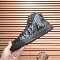 Cheap Philipp Plein PP High Tops Shoes For Men #1381460 Replica Wholesale [$92.00 USD] [ITEM#1381460] on Replica Philipp Plein PP High Tops Shoes