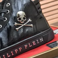 Cheap Philipp Plein PP High Tops Shoes For Men #1381460 Replica Wholesale [$92.00 USD] [ITEM#1381460] on Replica Philipp Plein PP High Tops Shoes