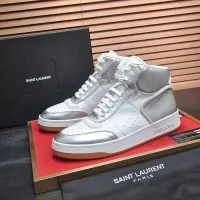 Cheap Yves Saint Laurent YSL High Tops Shoes For Men #1381462 Replica Wholesale [$100.00 USD] [ITEM#1381462] on Replica Yves Saint Laurent YSL High Tops Shoes