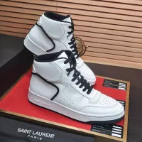 Cheap Yves Saint Laurent YSL High Tops Shoes For Men #1381463 Replica Wholesale [$100.00 USD] [ITEM#1381463] on Replica Yves Saint Laurent YSL High Tops Shoes