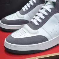 Cheap Yves Saint Laurent YSL High Tops Shoes For Men #1381464 Replica Wholesale [$100.00 USD] [ITEM#1381464] on Replica Yves Saint Laurent YSL High Tops Shoes