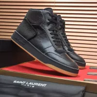 Cheap Yves Saint Laurent YSL High Tops Shoes For Men #1381465 Replica Wholesale [$100.00 USD] [ITEM#1381465] on Replica Yves Saint Laurent YSL High Tops Shoes