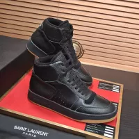 Cheap Yves Saint Laurent YSL High Tops Shoes For Men #1381465 Replica Wholesale [$100.00 USD] [ITEM#1381465] on Replica Yves Saint Laurent YSL High Tops Shoes