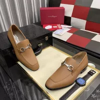 Cheap Salvatore Ferragamo Leather Shoes For Men #1381466 Replica Wholesale [$108.00 USD] [ITEM#1381466] on Replica Salvatore Ferragamo Leather Shoes