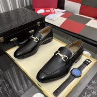 Cheap Salvatore Ferragamo Leather Shoes For Men #1381469 Replica Wholesale [$108.00 USD] [ITEM#1381469] on Replica Salvatore Ferragamo Leather Shoes