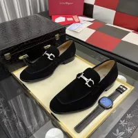 Cheap Salvatore Ferragamo Leather Shoes For Men #1381470 Replica Wholesale [$108.00 USD] [ITEM#1381470] on Replica Salvatore Ferragamo Leather Shoes