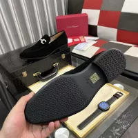 Cheap Salvatore Ferragamo Leather Shoes For Men #1381470 Replica Wholesale [$108.00 USD] [ITEM#1381470] on Replica Salvatore Ferragamo Leather Shoes