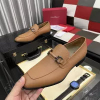 Cheap Salvatore Ferragamo Leather Shoes For Men #1381471 Replica Wholesale [$108.00 USD] [ITEM#1381471] on Replica Salvatore Ferragamo Leather Shoes