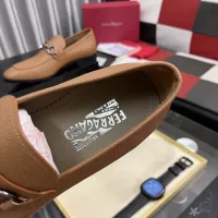 Cheap Salvatore Ferragamo Leather Shoes For Men #1381471 Replica Wholesale [$108.00 USD] [ITEM#1381471] on Replica Salvatore Ferragamo Leather Shoes