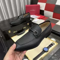 Cheap Salvatore Ferragamo Leather Shoes For Men #1381472 Replica Wholesale [$108.00 USD] [ITEM#1381472] on Replica Salvatore Ferragamo Leather Shoes