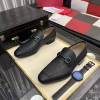 Cheap Salvatore Ferragamo Leather Shoes For Men #1381472 Replica Wholesale [$108.00 USD] [ITEM#1381472] on Replica Salvatore Ferragamo Leather Shoes