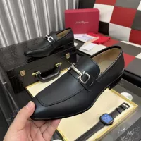 Cheap Salvatore Ferragamo Leather Shoes For Men #1381473 Replica Wholesale [$108.00 USD] [ITEM#1381473] on Replica Salvatore Ferragamo Leather Shoes