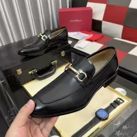 Cheap Salvatore Ferragamo Leather Shoes For Men #1381474 Replica Wholesale [$108.00 USD] [ITEM#1381474] on Replica Salvatore Ferragamo Leather Shoes