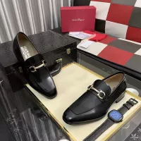 Cheap Salvatore Ferragamo Leather Shoes For Men #1381474 Replica Wholesale [$108.00 USD] [ITEM#1381474] on Replica Salvatore Ferragamo Leather Shoes