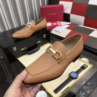 Cheap Salvatore Ferragamo Leather Shoes For Men #1381475 Replica Wholesale [$108.00 USD] [ITEM#1381475] on Replica Salvatore Ferragamo Leather Shoes