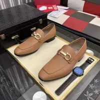 Cheap Salvatore Ferragamo Leather Shoes For Men #1381475 Replica Wholesale [$108.00 USD] [ITEM#1381475] on Replica Salvatore Ferragamo Leather Shoes